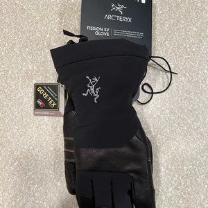 NEW W/ TAGS — Arc’teryx Fission SV Gore Tex Gloves — Black, XS (Unisex)
